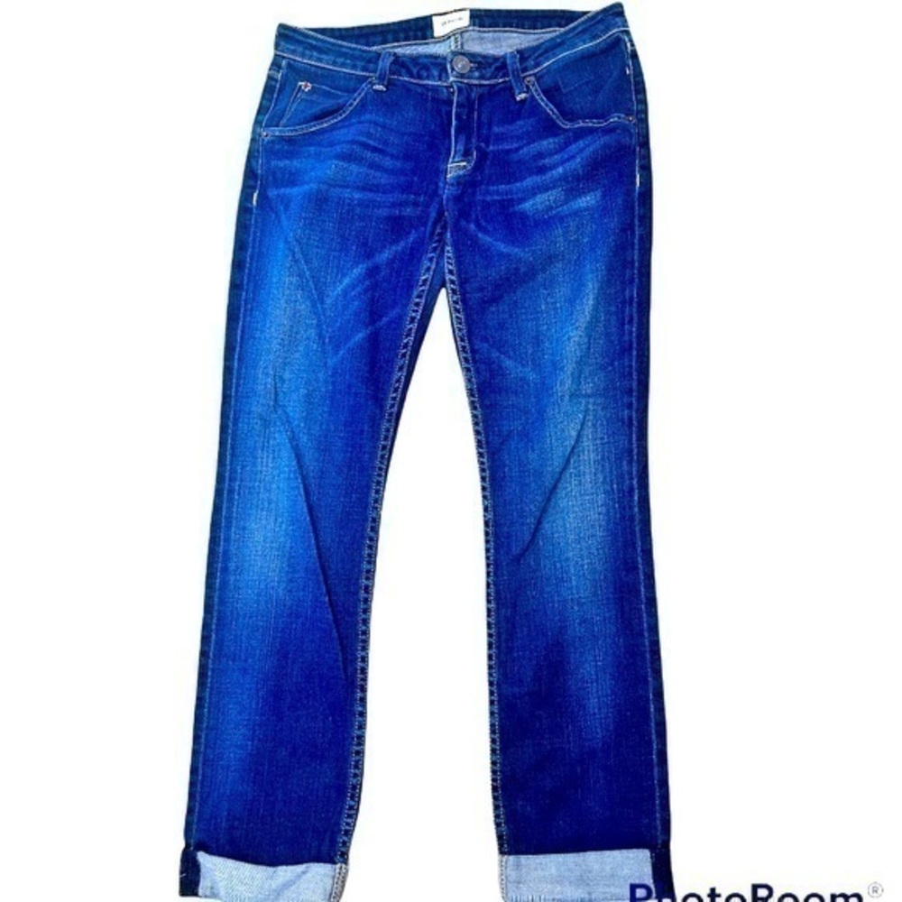 Hudson rolled cuff crop jeans